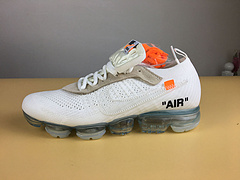 NIKE2018大气垫纯白配色原厂标3646OFFWHITExNikeAirVaporMaxWhite