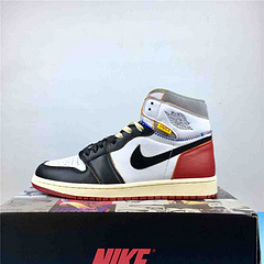 乔1白红联名拼接四色4046UnionxAirJordan1RetroHighOGNRGBV1300106