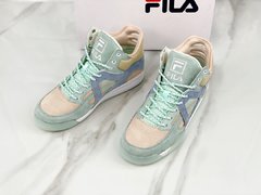 斐乐篮球鞋本地自取200斐乐FilaFmcElevatoriris17W复古猪八小牛皮休闲高帮篮球鞋size3644