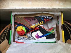 耐克Dunk彩色拼接不对称鸳鸯纯原版尺码36475NikeSBDunkLowWhatTheCZ2239600