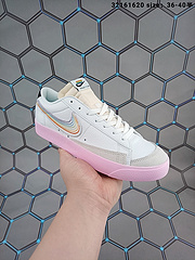 100耐克NikeBLAZERMID77开拓者彩虹勾运动鞋低帮板鞋休闲鞋DD303432161620