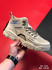 尺码3944品牌阿迪达斯Adidas简介Adidas时尚新品磨砂猪八革帆布拼接中帮休闲板鞋编码235c380