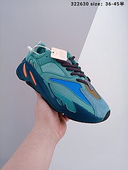 150阿迪达斯椰子700湖水绿adidasoriginalsYeezyBoost700Inertia惯性蓝灰色无论是外型配色都有浓厚的复古风格YeezyBoost